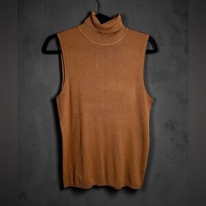 H&M Basics Ribbed Tan Sweater